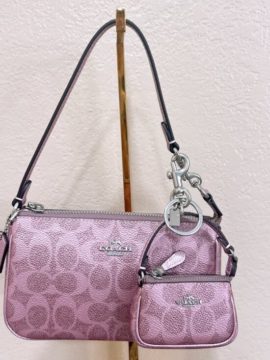 Coach Handbags - Nwt Coach Boxed Nolita 19 And Charm Set In Signature Canvas CCK96 holiday gift